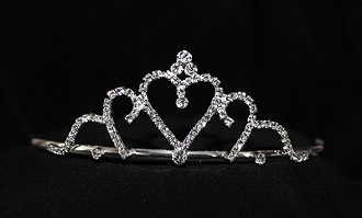 FTCH059 (Tiara with Side Combs) (Height 1.5″) – Tiara Connection